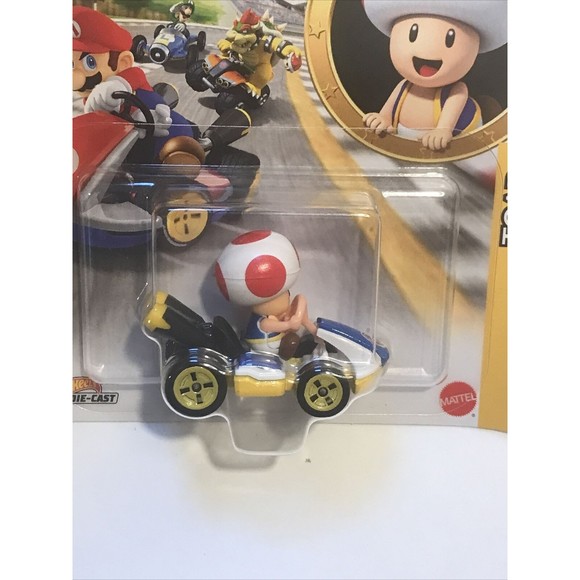 Hot Wheels Mario Kart Toad Standard Kart Die-Cast 1:64 Scale Nintendo - Picture 4 of 5